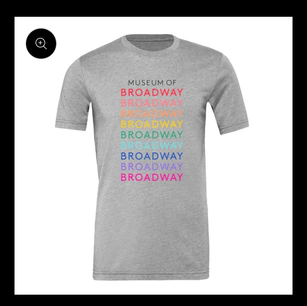 NYC MUSEUM OF BROADWAY logo tee 2X